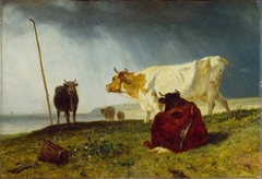 Cattle in Stormy Weather