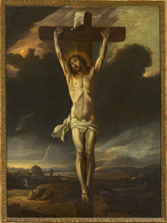 Christ on the cross by Anton Goubau