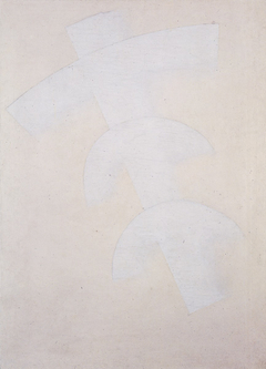 Construction in Dissolution (three arches on a diagonal element in white)