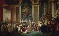 Coronation of Emperor Napoleon I and Coronation of the Empress Josephine by Jacques-Louis David