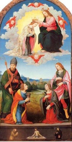 Coronation of the Virgin by Lorenzo di Credi