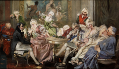 Courtly Company in a Salon by Jan Czesław Moniuszko