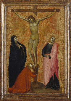 Crucifixion with the Virgin Mary, St. John the Evangelist, and St. Mary Magdalene by Allegretto Nuzi