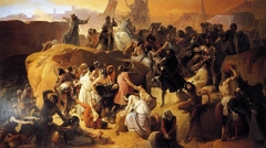 Crusaders Thirsting near Jerusalem by Francesco Hayez