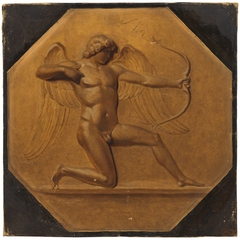 Cupid Fires His Arrow, after a Relief by Johan Tobias Sergel by Johan Gustaf Sandberg