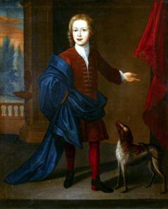 De Peyster Boy, with a Dog by Gerardus Duyckinck I