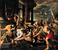 Delilah’s Betrayal and Samson’s Imprisonment by the Philistines by Joos van Winghe