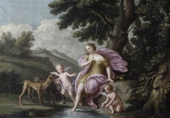 Diana with Cupids at the Bath by Anonymous