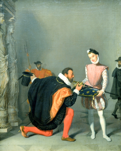 Don Pedro de Tolède baisant l'épée d'Henri IV by Jean-Auguste-Dominique Ingres
