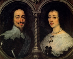 Double Portrait of Charles I of England and Henrietta of France by Anthony van Dyck