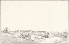 Duinlandschap met huisje by Pieter Ernst Hendrik Praetorius