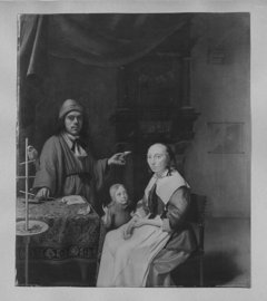 family - portrait in interior by Cornelis de Man