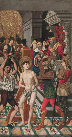 Flagellation of Saint Vincent by Master of Castelsardo