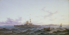 HMS Trafalgar by Luigi Galea