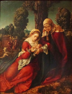 Holy Family by Leonhard Beck