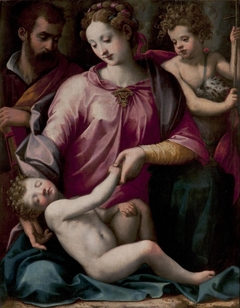 Holy Family with St John the Baptist by Michele Tosini