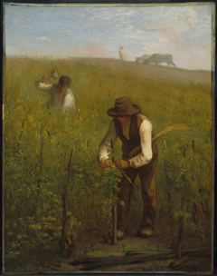 In the Vineyard by Jean-François Millet