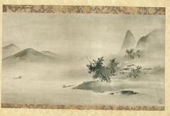 Ink Landscape by Kanō Motonobu