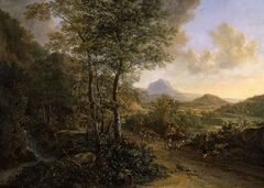 Italian Landscape with Monte Socrate by Jan Both