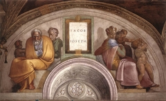 Jacob and Joseph by Michelangelo