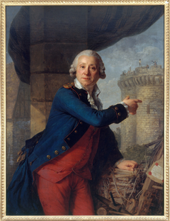 Jean-Henri Masers, chevalier de Latude (1725-1805), montrant la Bastille
