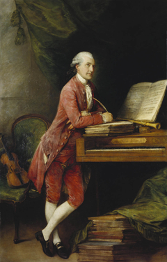 Johann Christian Fischer (1733-1800) by Thomas Gainsborough