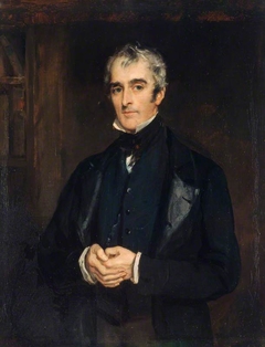 John Gibson Lockhart, 1794 - 1854. Son-in-law and biographer of Scott by Francis Grant