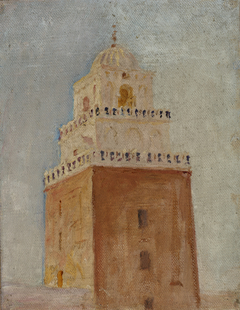 Kairouan (The Minaret of the Mosque of the Barber) by Jan Ciągliński