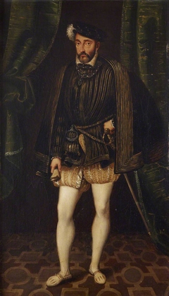 King Henri II of France, (1519-1559) by after François Clouet