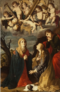 La Virgen con la Magdalena y San Juan by Mateo Gilarte