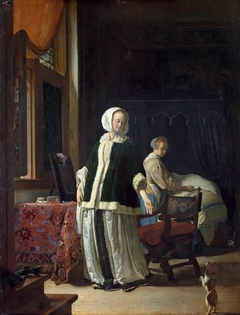 Lady at her Toilet by Frans van Mieris the Elder