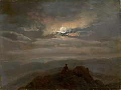 Landscape in Moonlight by Johan Christian Dahl