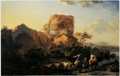 Landscape with Ruins by Nicolaes Pieterszoon Berchem