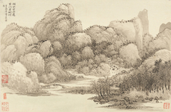 Landscapes after old masters by Wang Hui