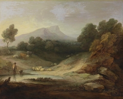 Landschaft mit Hirt und Herde by Thomas Gainsborough