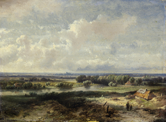Landschap by Pieter Kluyver