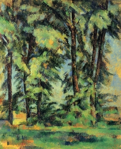 Les Grands Arbres au Jas de Bouffan by Paul Cézanne