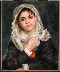 Lise in a White Shawl by Auguste Renoir