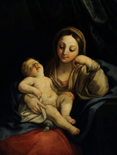 Madonna and Child (after Guido Reni) by style of Carlo Maratta