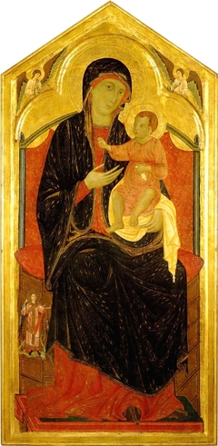 Madonna and child enthroned by Guido di Graziano