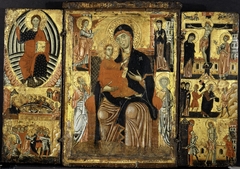 Madonna and Child Enthroned by Master of the Magdalen
