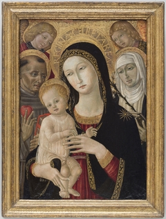 Madonna and Child with St. Catherine of Siena, Saint Anthony of Padua and Angels
