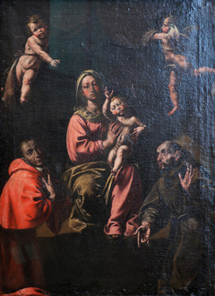 Madonna and Child with St. Charles and St. Francis by Tanzio da Varallo