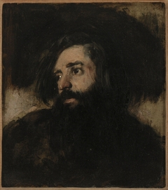 Male Head by William Etty