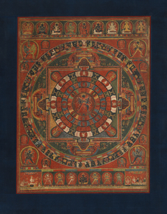 Mandala of the Buddhist Deity Chakrasamvara