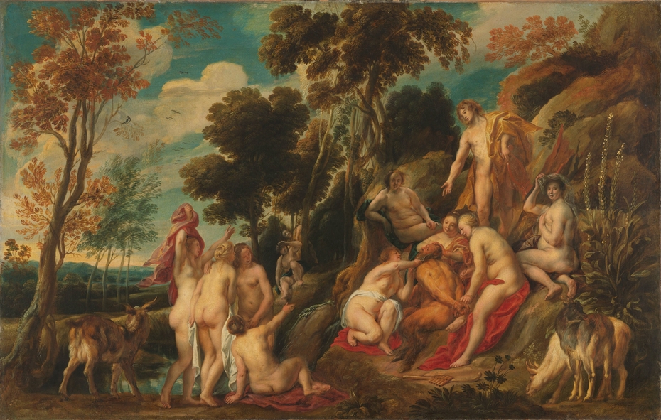 Marsyas punished by the Muses