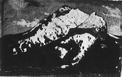 Mountain landscape by Stanisław Ignacy Witkiewicz