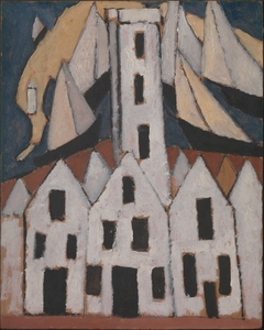 Movement No. 5, Provincetown Houses by Marsden Hartley