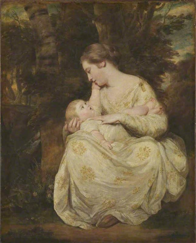 Mrs Susanna Hoare and Child