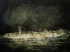 Night Swimming I by Kirsten Lilford